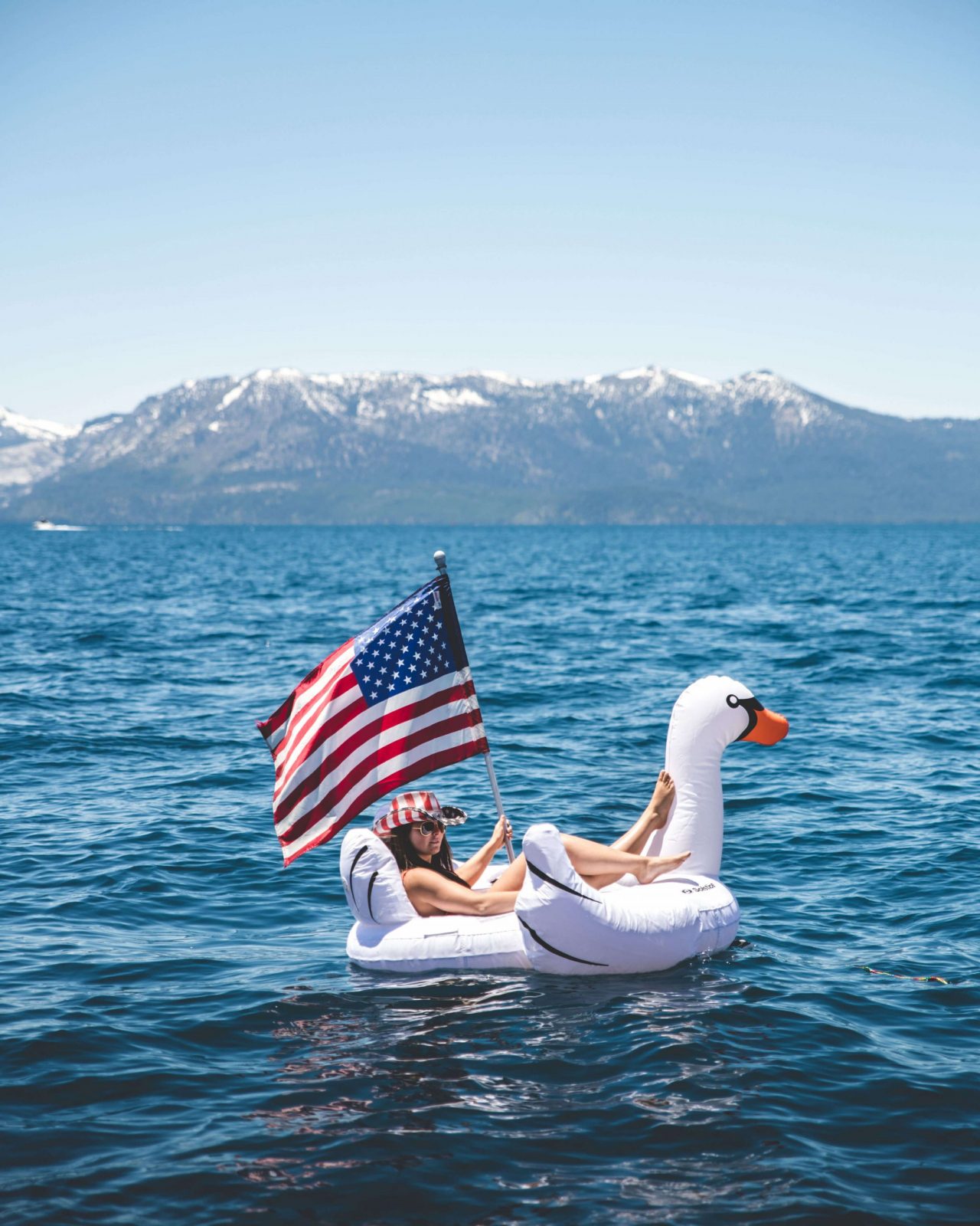 Party barge on Lake Tahoe