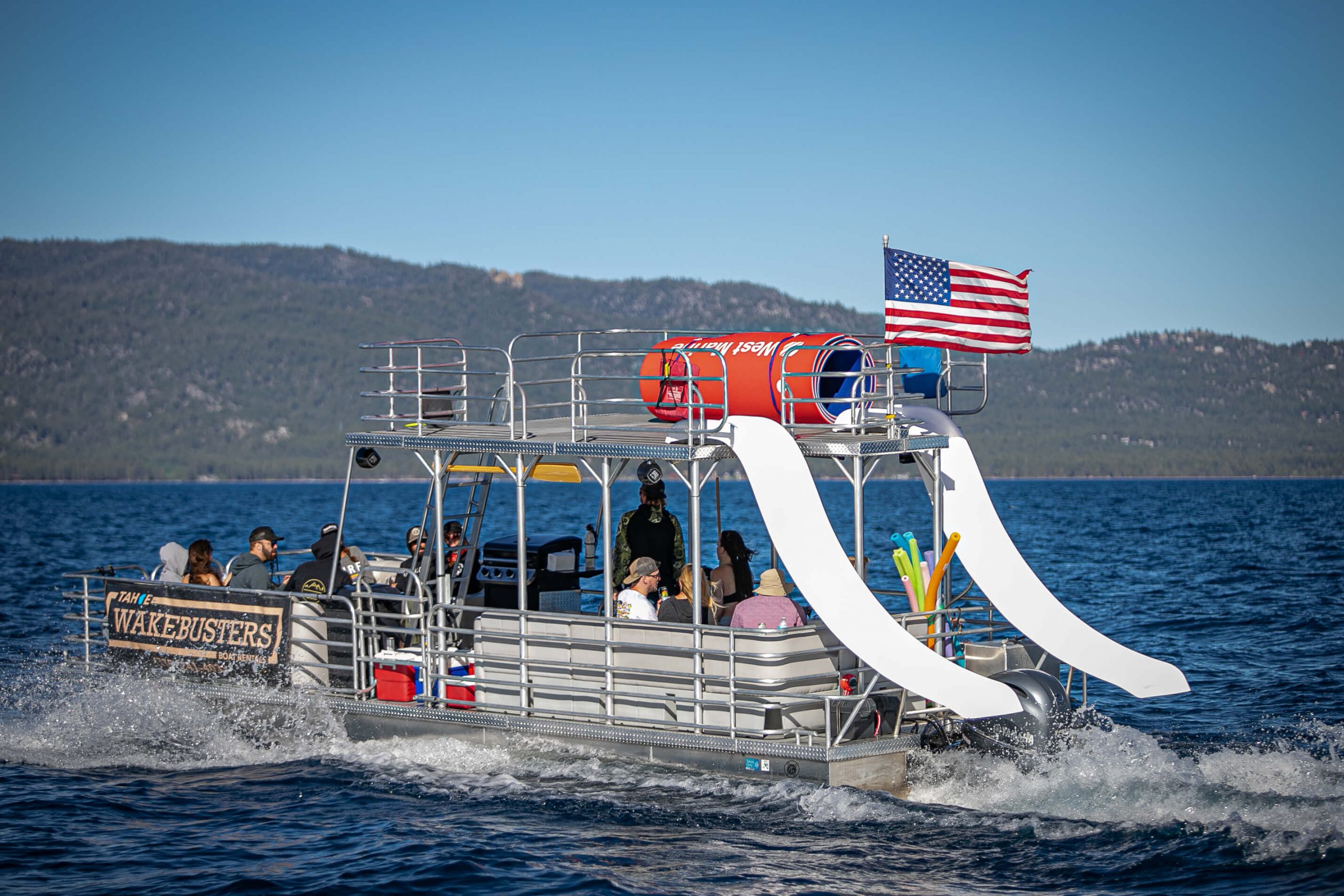 Lake Tahoe Pontoon Boats, Lake Tahoe Party Boats